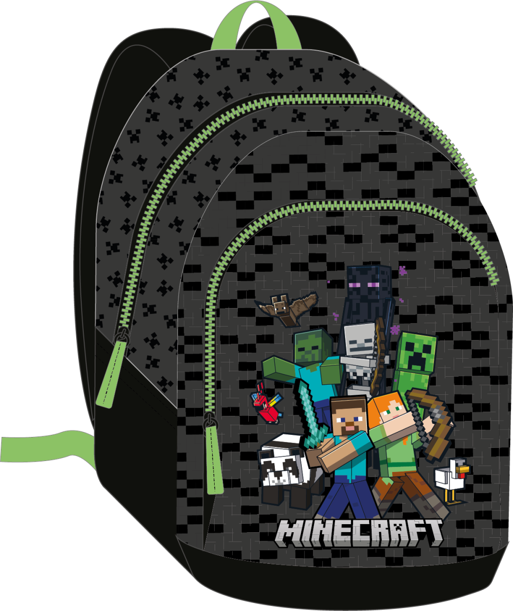 MINECRAFT - 2 Compartment BackPack '38x28x16cm'