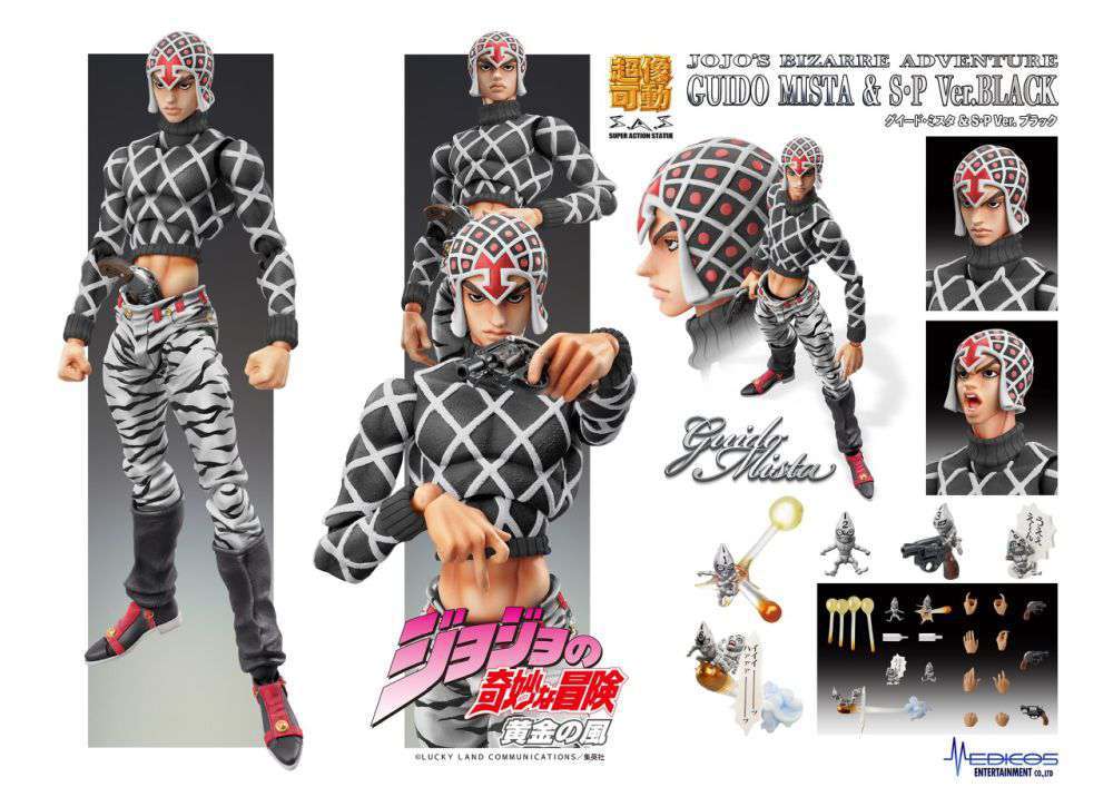 JOJO PART 5 - Mista & Sex Pistol - Figure Chozokado 15cm