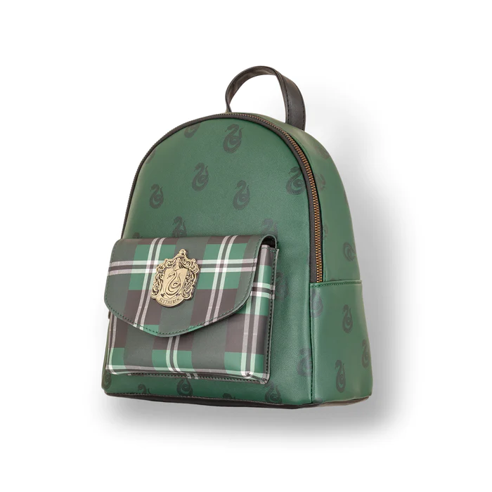 HARRY POTTER - Slytherin - Mini Plaid Backpack '25x25cm'