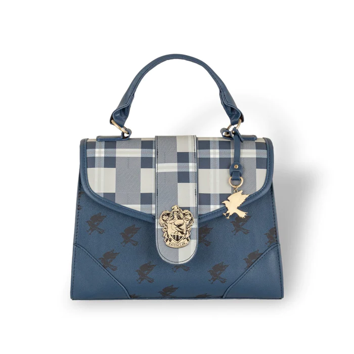 HARRY POTTER - Serdaigle - Sac à main Luxe Plaid à Carreaux + Charmes