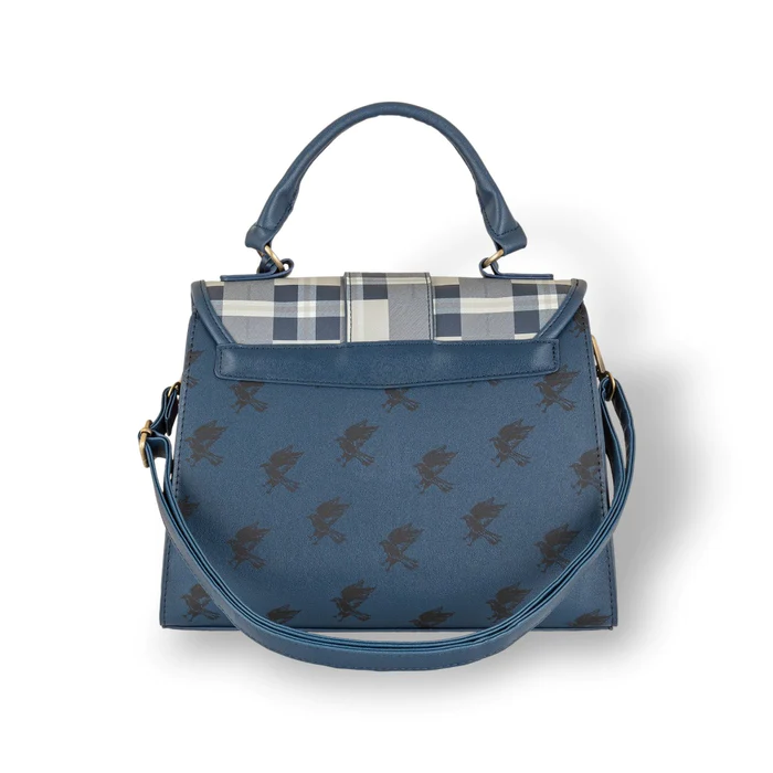 HARRY POTTER - Serdaigle - Sac à main Luxe Plaid à Carreaux + Charmes