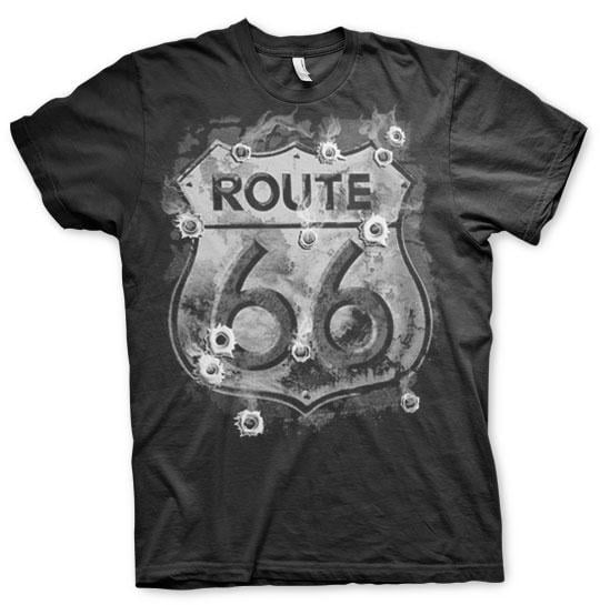 LIFESTYLE - T-Shirt Route 66 Bulletholes (M)