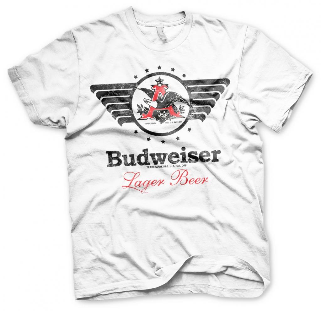 BEER - Budweiser Vintage Eagle - T-Shirt - (L)