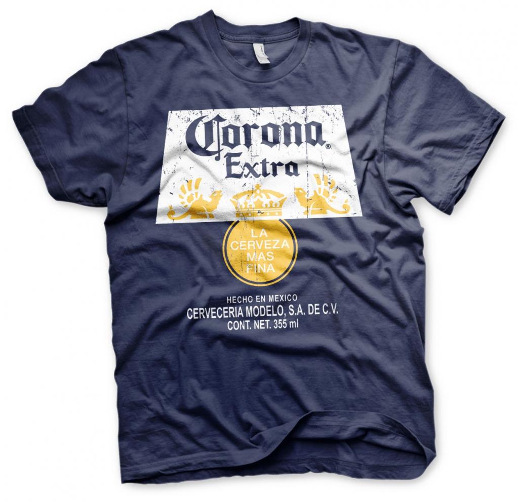 BEER - Corona Extra Washed Label - T-Shirt - (XL)