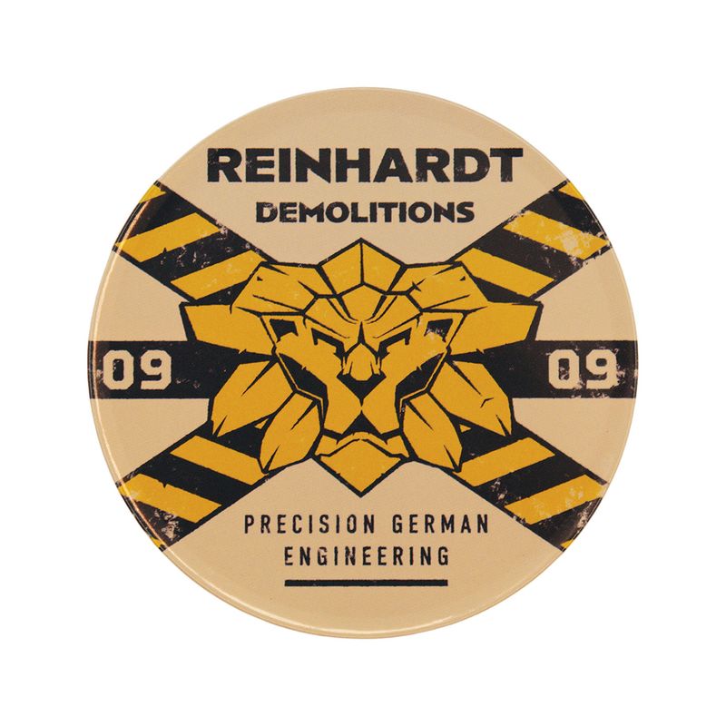 OVERWATCH - 4 Embossed Metal Coasters