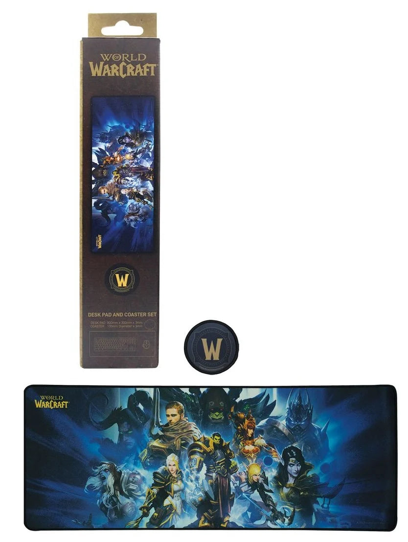 WORLD OF WARCRAFT - XL Desktop Mat + 1 Coaster