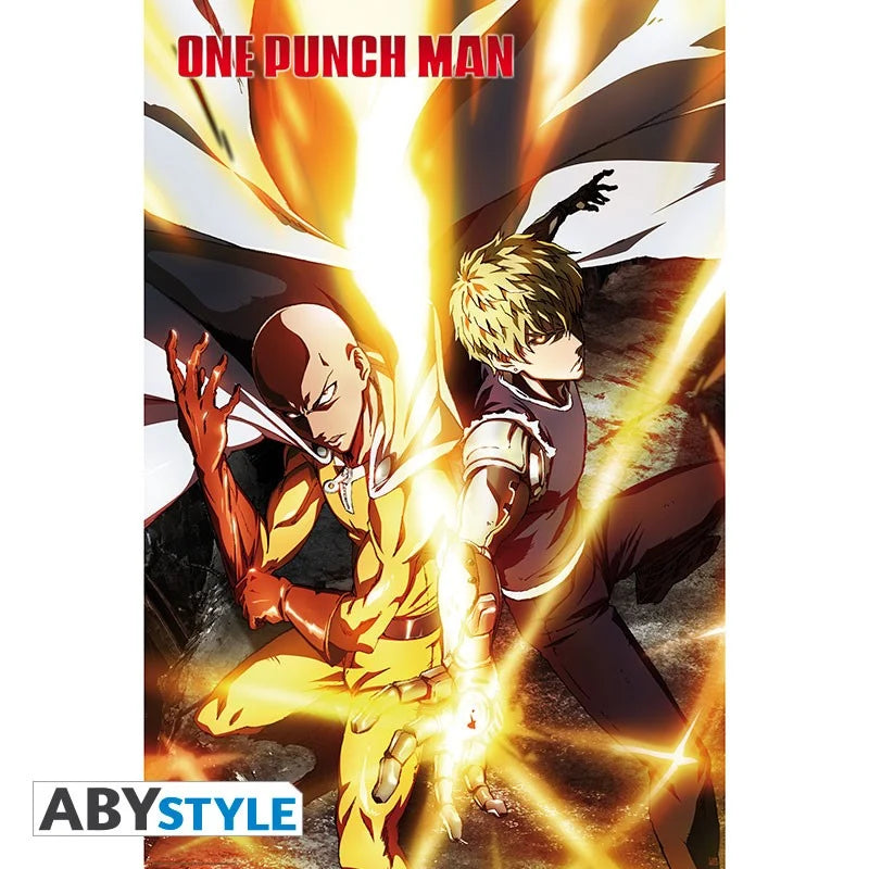 ONE PUNCH MAN - Saitama & Genos - Poster '91x61'