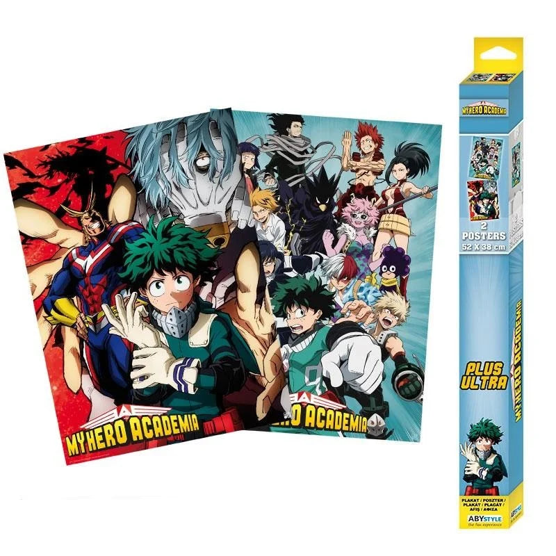 MY HERO ACADEMIA - Kunstwerke - Set 2 Poster '52x38'
