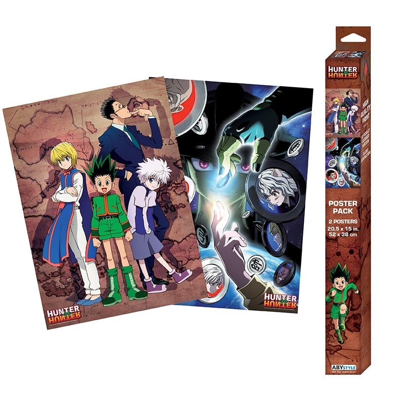 HUNTER X HUNTER - Gruppe - Set 2 Poster '52x38'