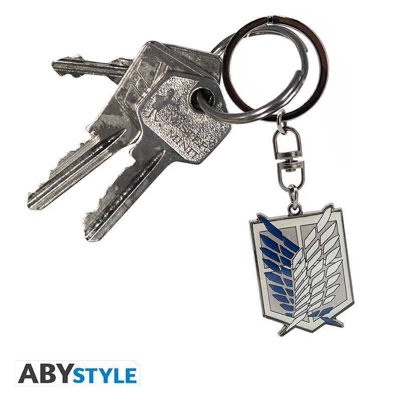 ATTACK ON TITAN - Metal Keychain - Survey Corps
