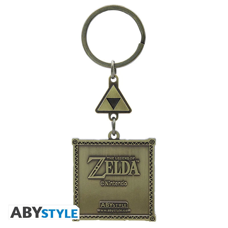 THE LEGEND OF ZELDA - Keychain - Link & Triforce