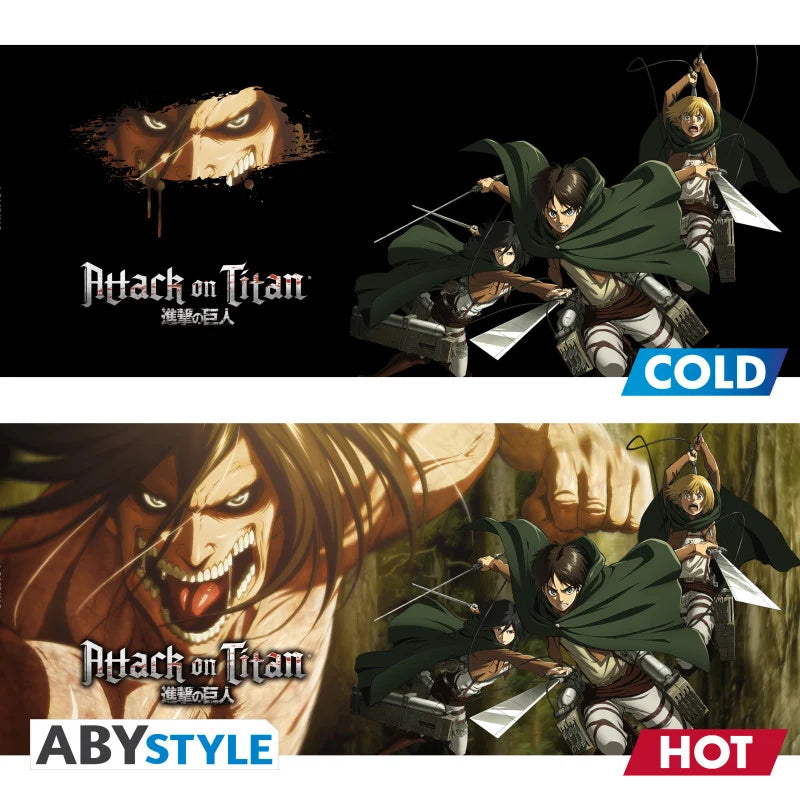 ATTACK ON TITAN - Titans - Mug Heat Change 460ml