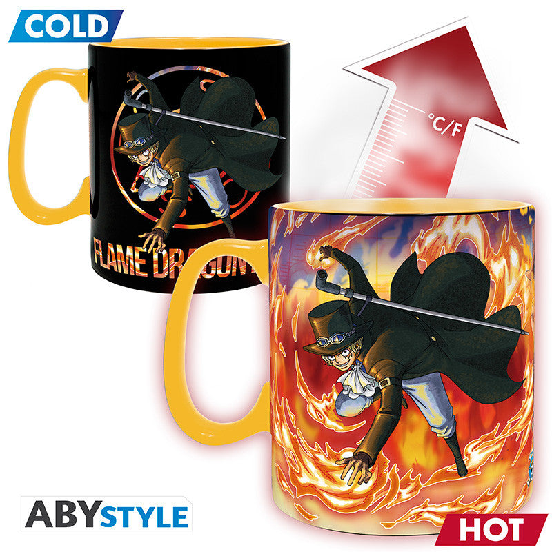 ONE PIECE - Luffy & Sabo - Mug Heat Change 460ml