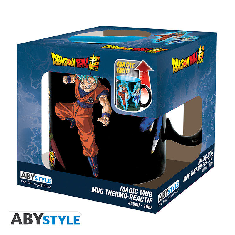 DRAGON BALL SUPER - Saiyans & Black - Mug Heat Change 460ml