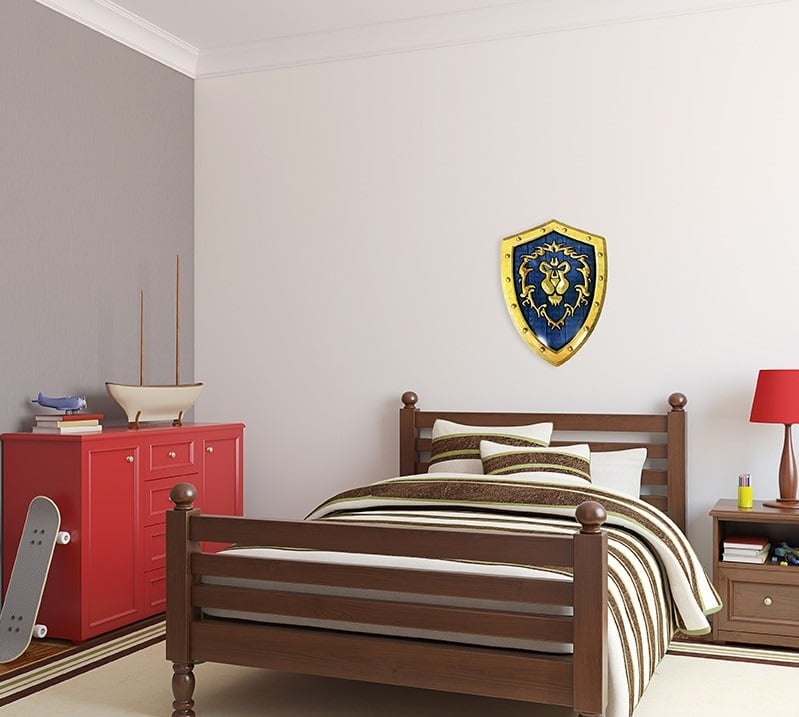 WORLD OF WARCRAFT - Alliance Shield - Metal Plate '25x35cm'