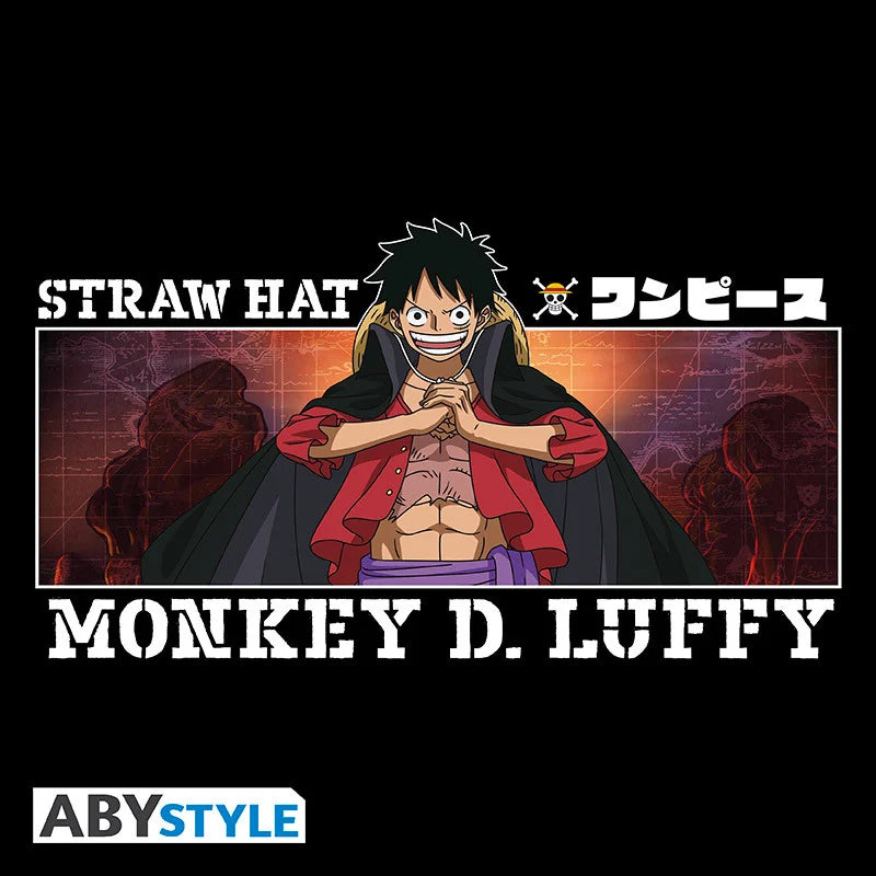 ONE PIECE - T-Shirt Monkey D.Luffy Unisex black (XXL)