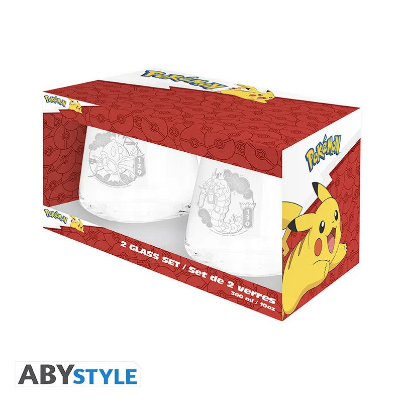 POKEMON - Magikarp & Gyarados - 2 Glasses Set 300ml