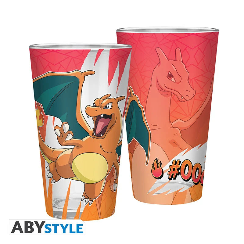 POKEMON - Pikachu & Charizard - 2 Glasses XXL Set 400ml