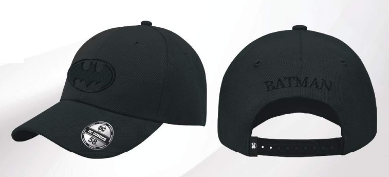 BATMAN - Logo Black - Baseball Cap "Honey Comb"