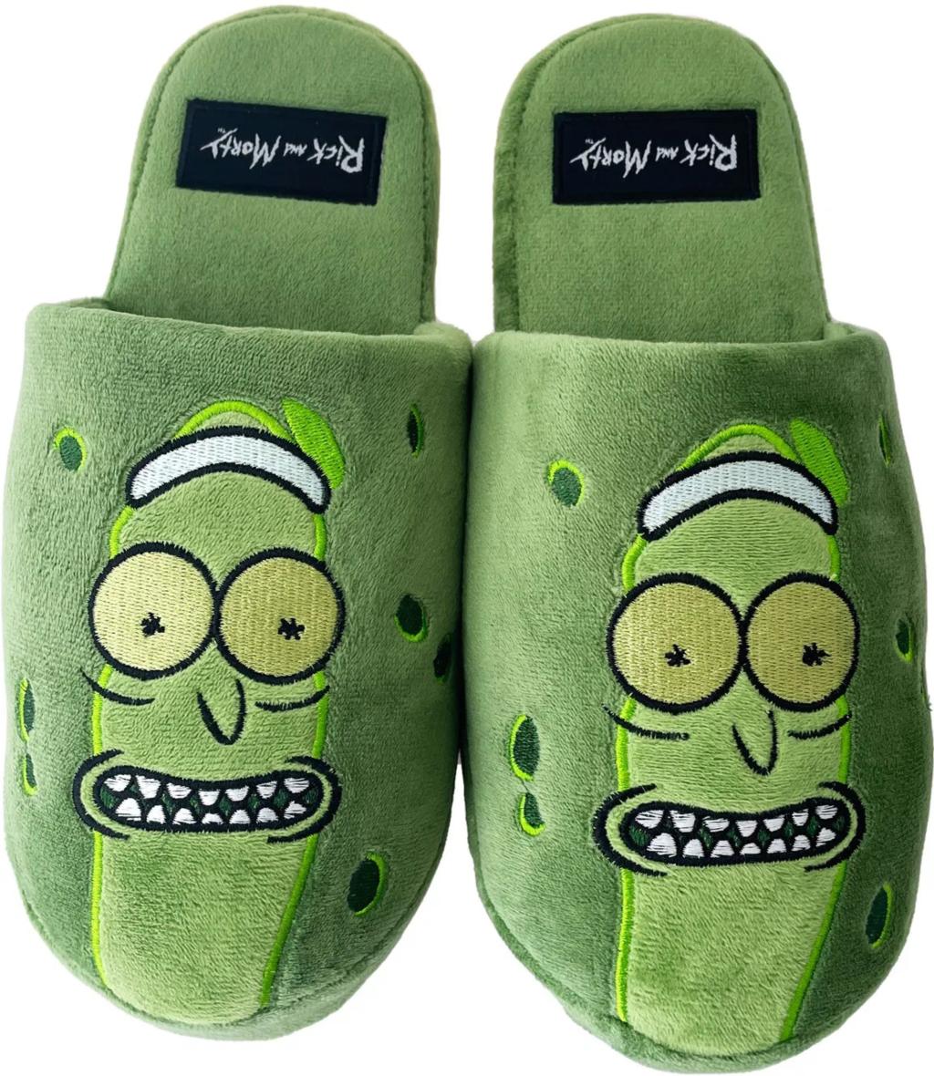 RICK & MORTY - Mule Slippers - Pickle Rick UK 8+