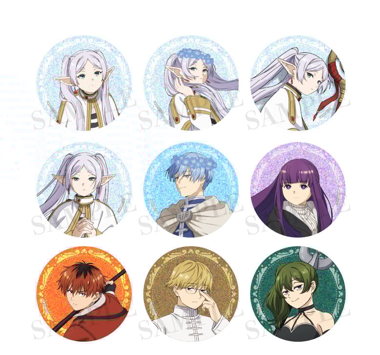 FRIEREN - Trading Glitter Can Badge BLIND BAG - 56mm