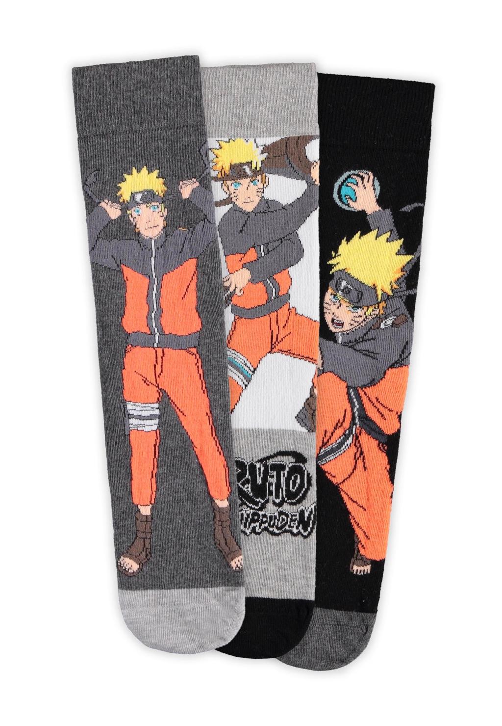 NARUTO SHIPPUDEN - Naruto - Pack of 3 pairs of socks (T43-46)