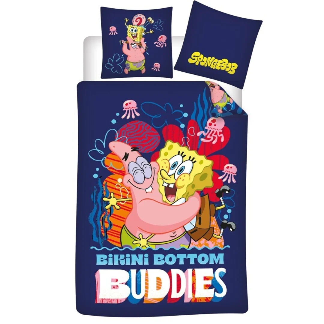 SPONGEBOB - Buddies - Duvet Cover 140x200cm + 65x65cm