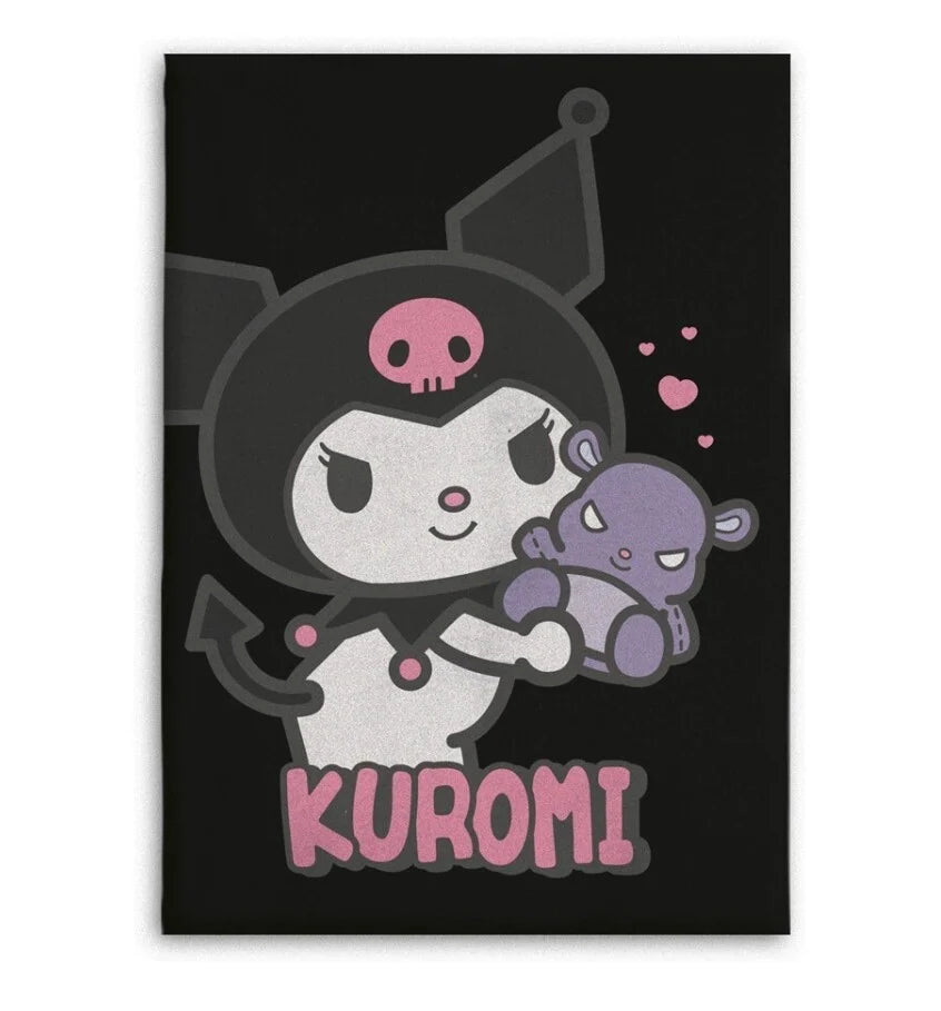 HELLO KITTY - Flanel Blanket 110x150cm - Kuromi