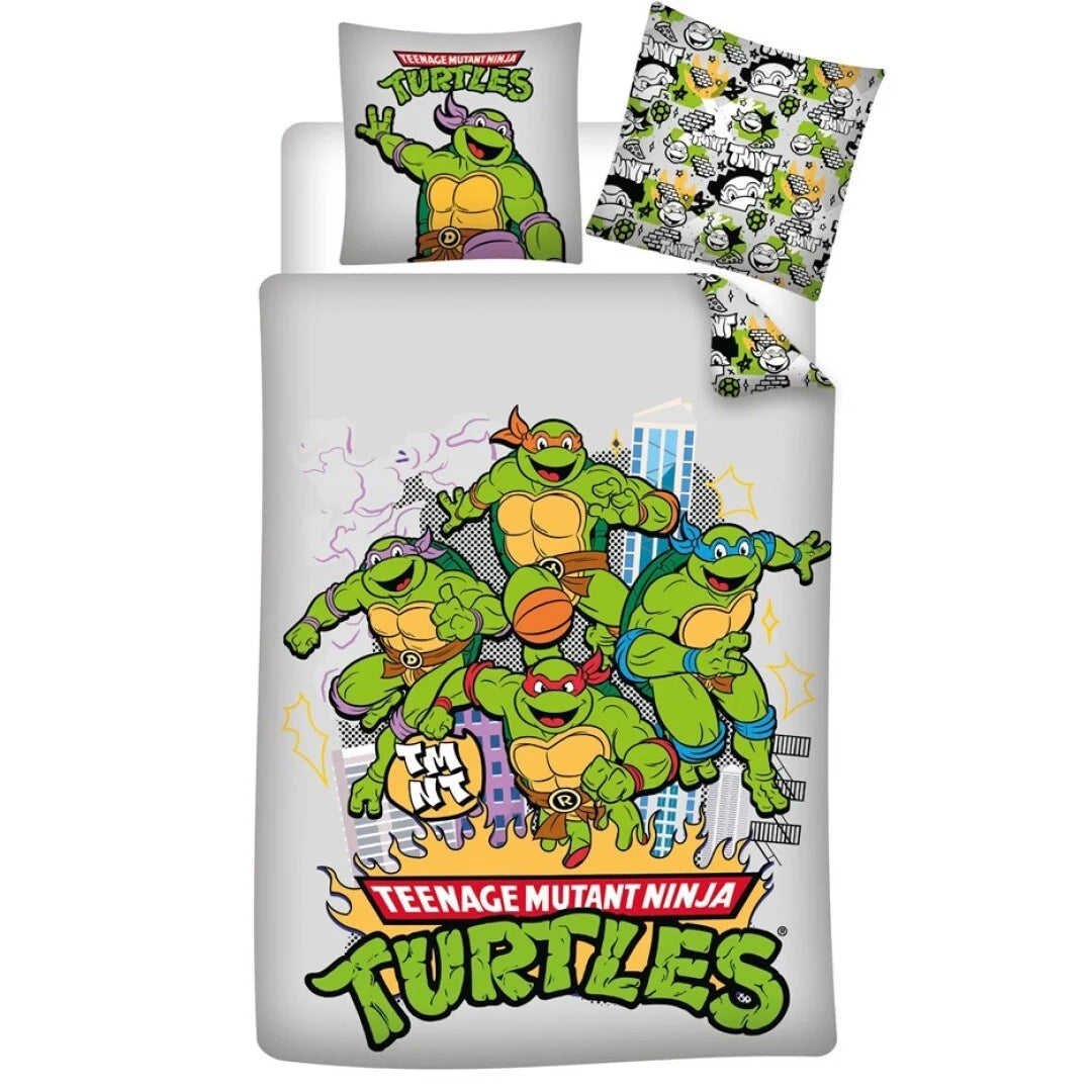 TEENAGE MUTANT NINJA TURTLES - Duvet Cover 140x200cm + 65x65cm