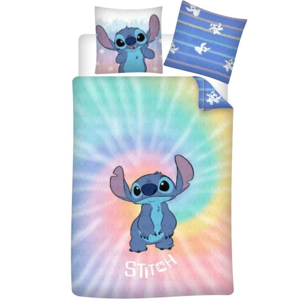 DISNEY - Duvet Cover 140x200cm - Stitch Rainbow '100% PolyCoton'