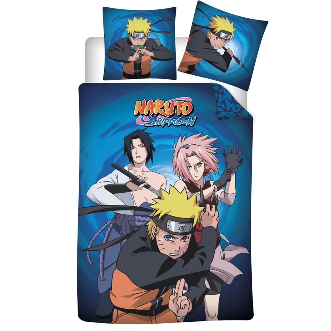 NARUTO SHIPPUDEN – Bettbezug 140 x 200 cm – „100 % Mikrofaser“