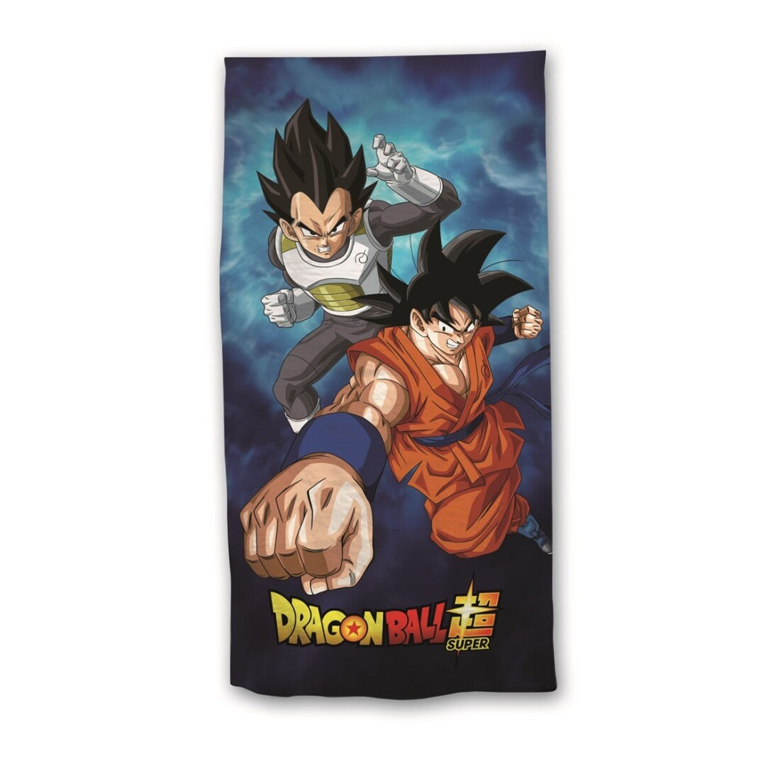 DRAGON BALL S – Goku &amp; Vegeta – Strandtuch 100 % Baumwolle – 70 x 140 cm