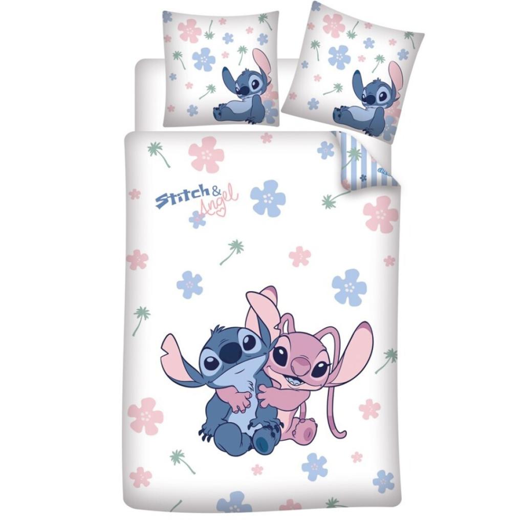 LILO & STITCH - Duvet Cover 140x200cm + 65x65cm - Stitch and Angel