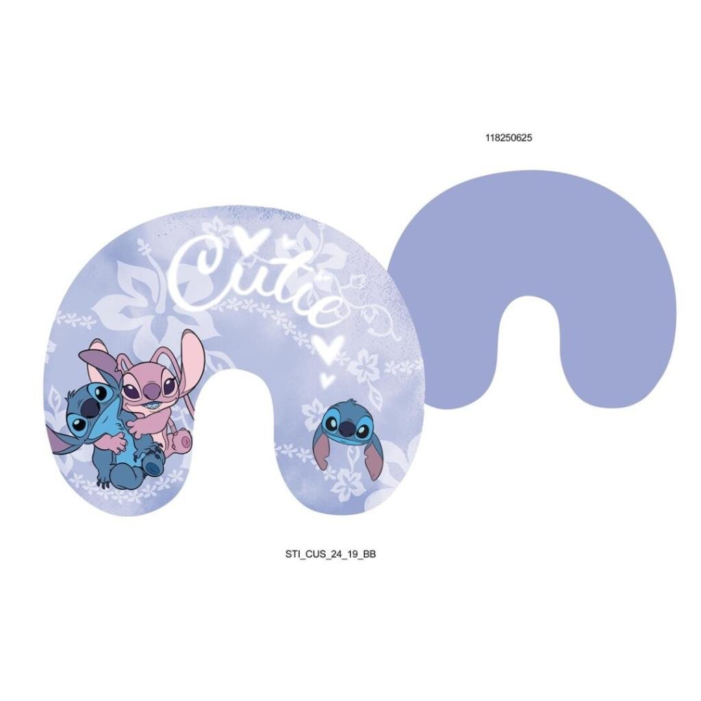 LILO & STITCH - Stitch and Angel "Cutie" - Travel Cushion