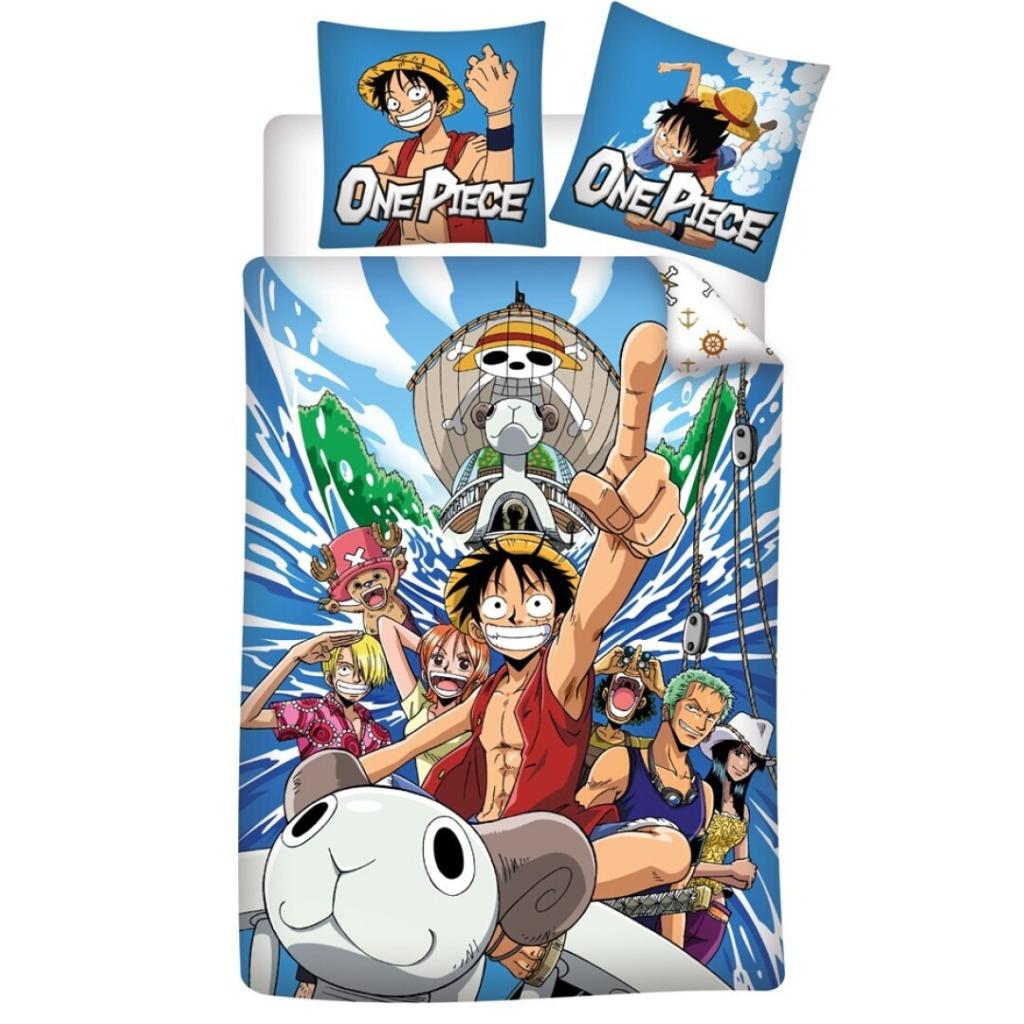 ONE PIECE - Duvet Cover 140x200cm + 65x65cm - Luffy's crew