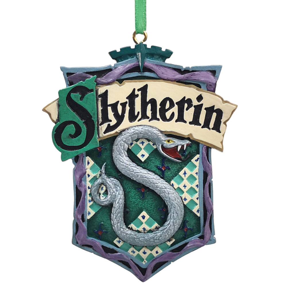 HARRY POTTER - Slytherin - Christmas Tree Ornament 8cm
