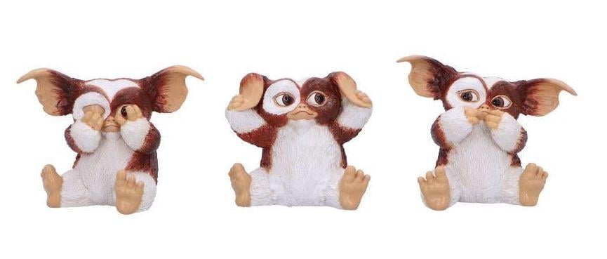 GREMLINS - Gizmo - 3 Statue set 8.2cm