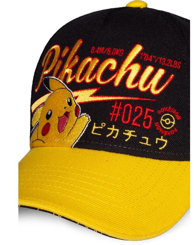 POKEMON - Pikachu #025 - Verstellbare Kappe