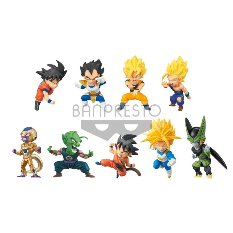 DRAGON BALL SUPER - Figur WCF Serie 4 - Box mit 9 Figuren