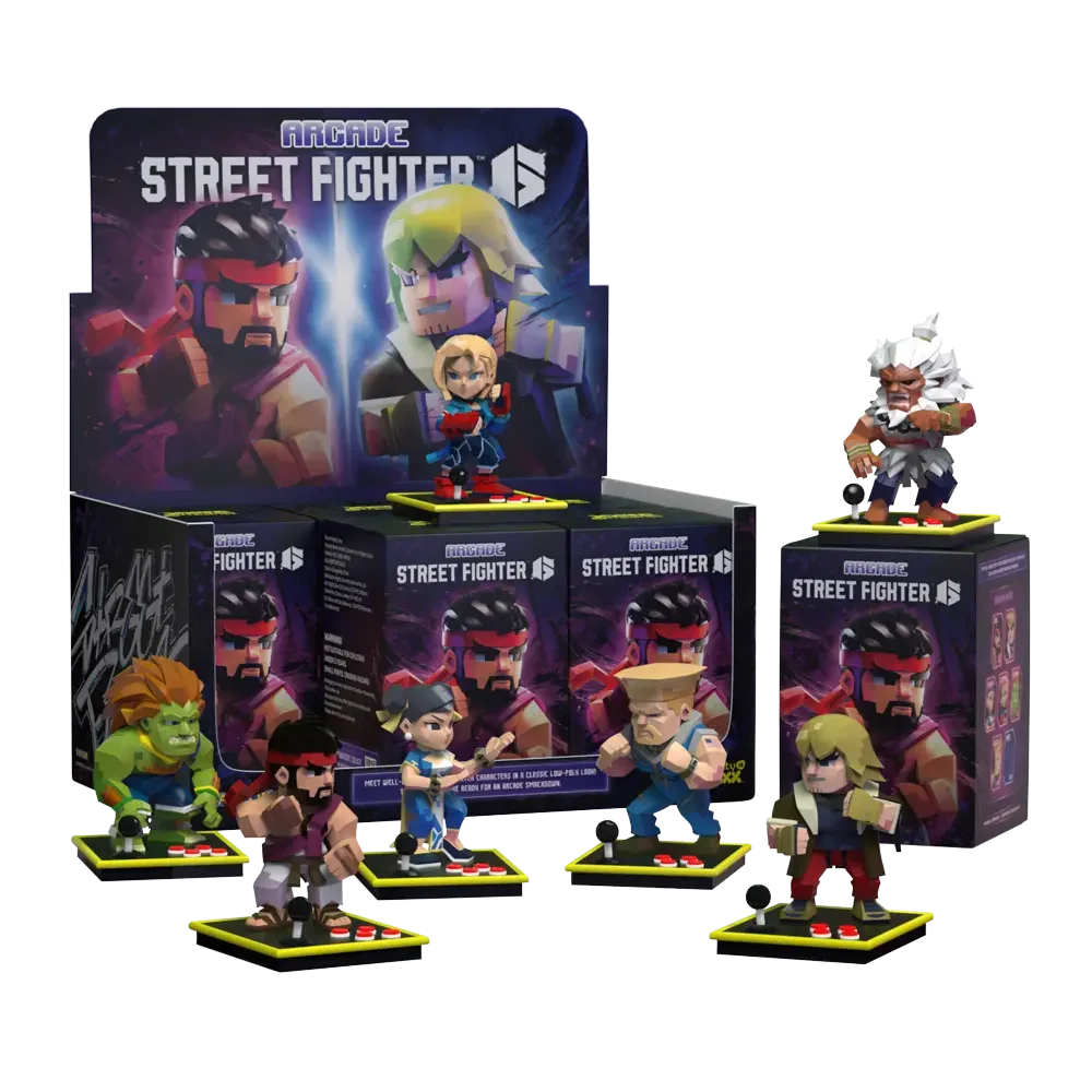 STREET FIGHTER - Arcade Street Fighter Series (Display 6 Fig.)