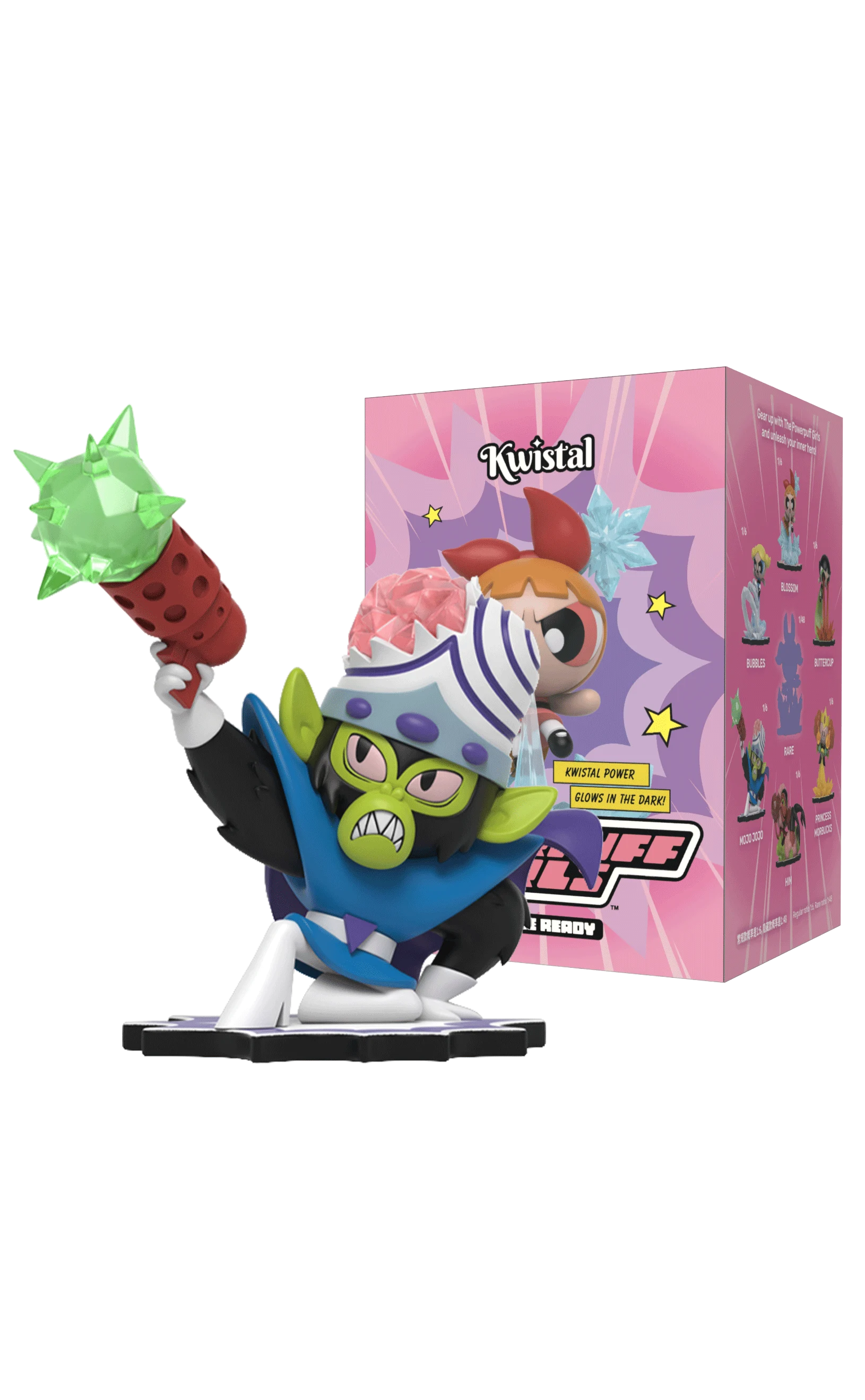 THE POWERPUFF GIRLS - Kwistal Battle Ready Series - Display 6 Fig.