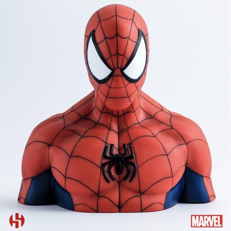 MARVEL - Money Box Blister Box - Spider-man Bust 20 cm