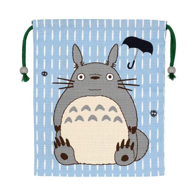 GHIBLI - My Neighbor Totoro - Blue Cloth Bag 14x17cm