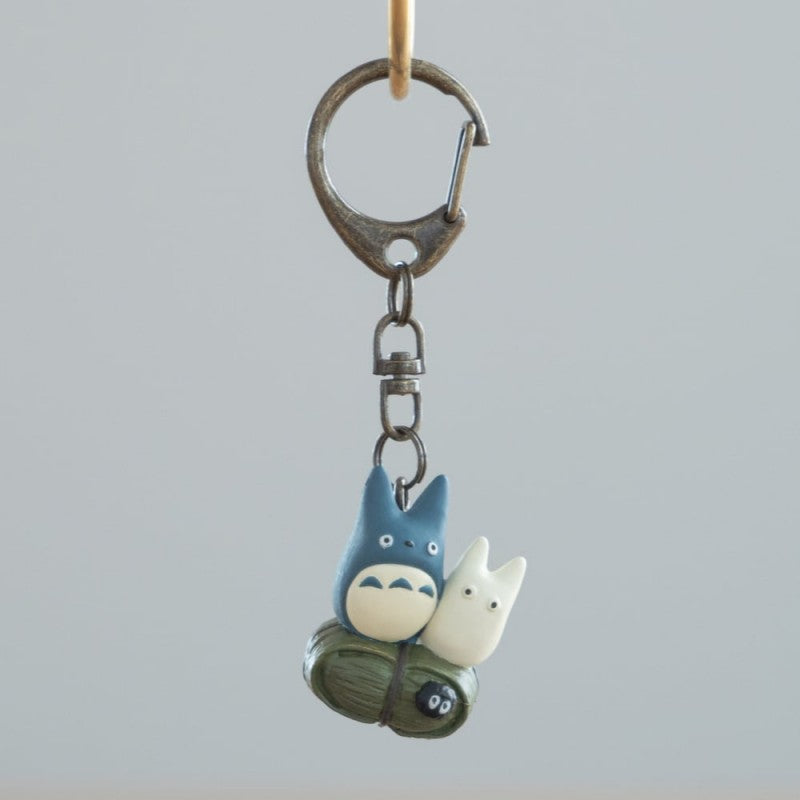STUDIO GHIBLI -  Blue and White Totoro - Keychain