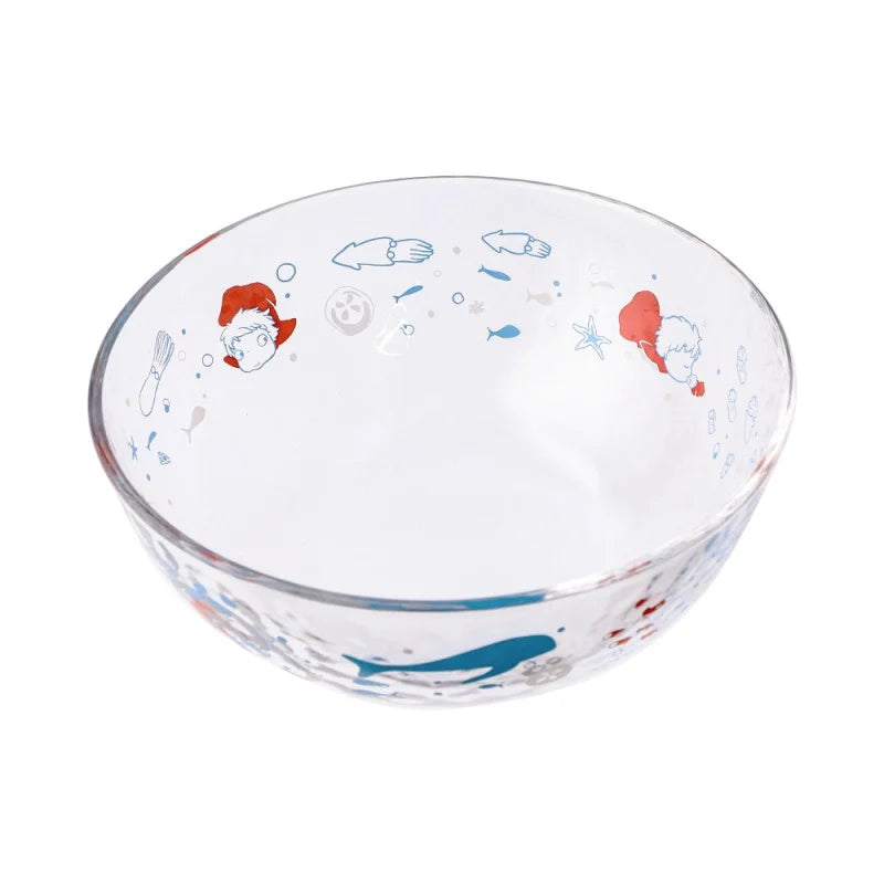 PONYO ON THE CLIFF - Ponyo under the sea - Transparent Bowl 17x6.5cm