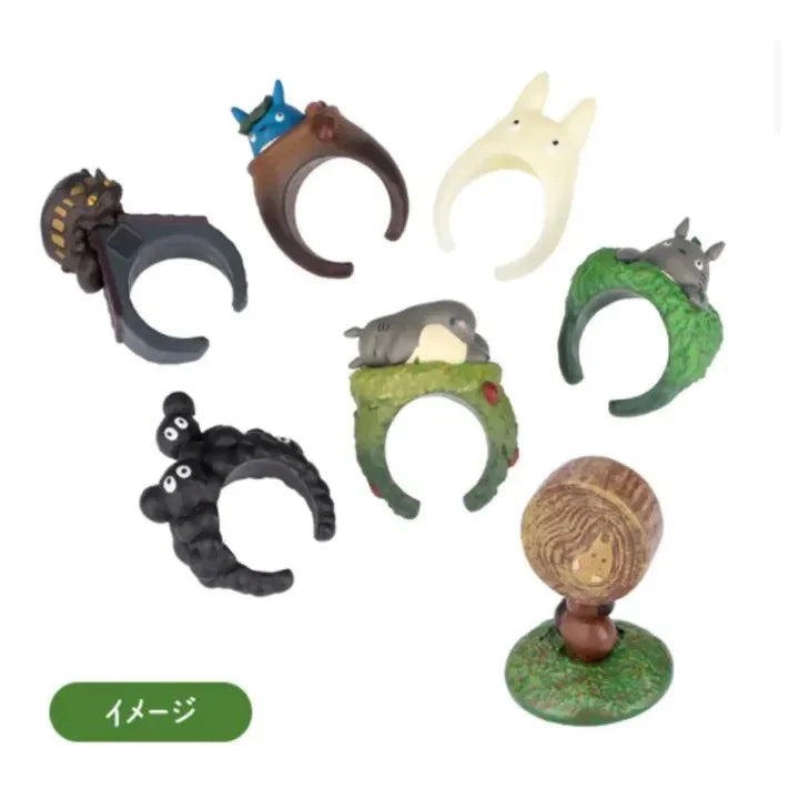 MY NEIGHBOR TOTORO - Totoro - Assortiment 6 Ring - BLIND BOX