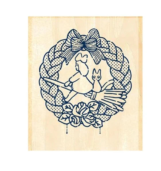 KIKI'S DELIVERY SERVICE - Bread crown - Wooden stamps 2x3x3.5cm