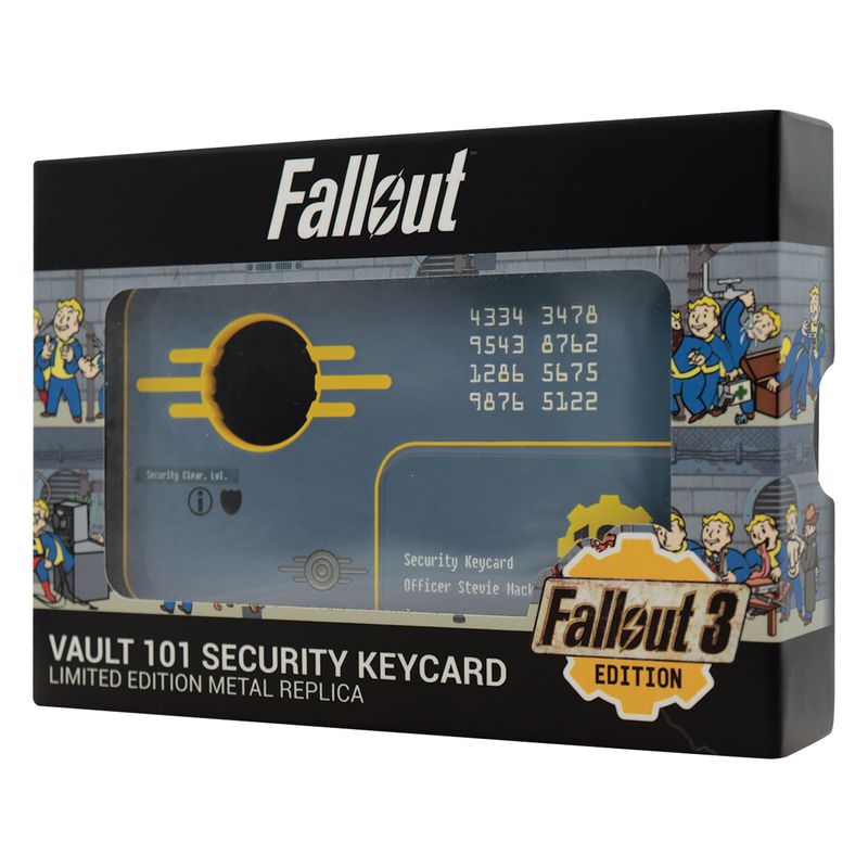 FALLOUT 3 - Vault 101 Security Keycard - Replica Limited Edition