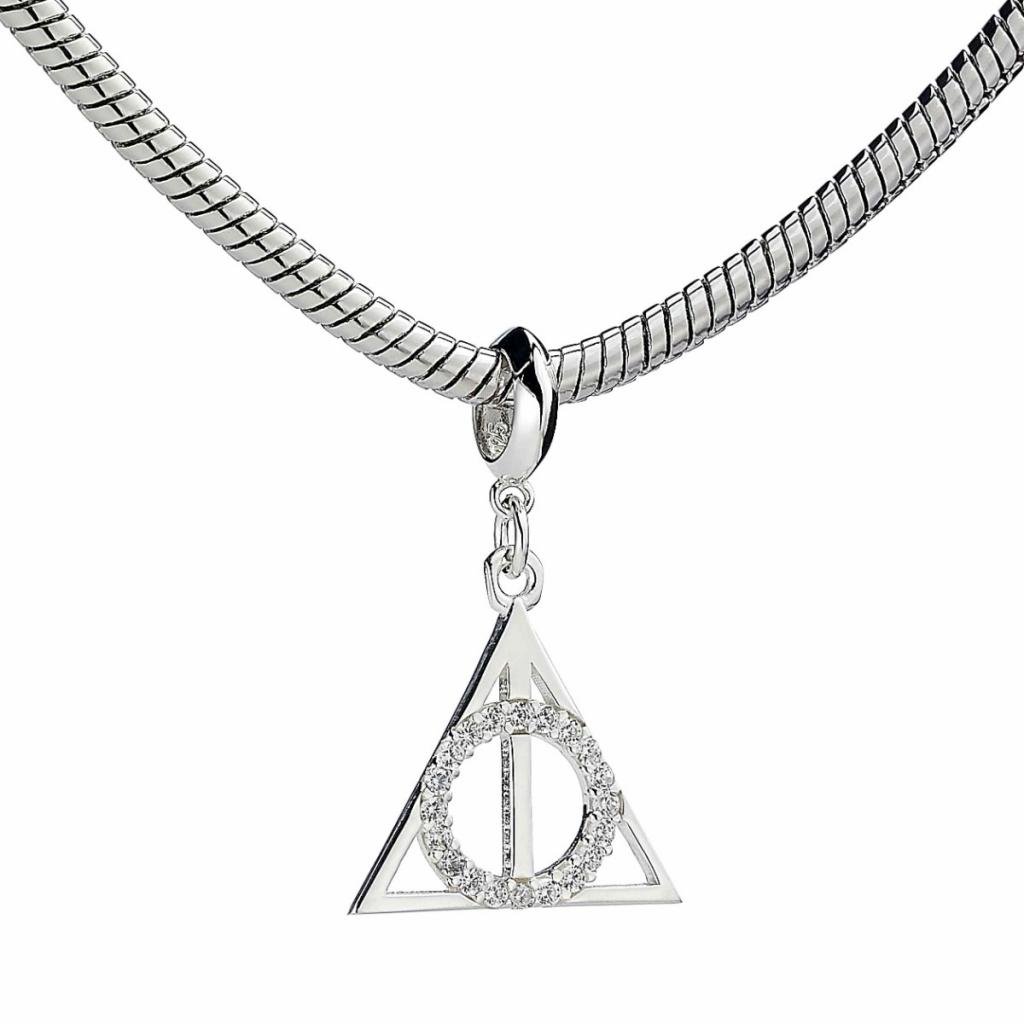 HARRY POTTER - Deathly Hallows - Crystals Slider Charm for Bracelet