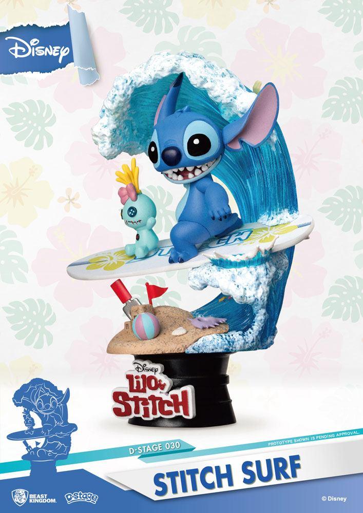 DISNEY - Stitch Surf - Diorama D-Stage Summer Series 15cm